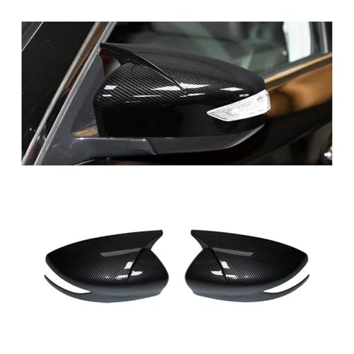 TOPOLVLCKC Spiegelabdeckungen Auto Seite Rückspiegel Abdeckung Flügel Kappe Trim Für N&issan Maxima 2015-2023 Spiegel Abdeckung Rück Außen (Carbon Fiber Pattern) von TOPOLVLCKC