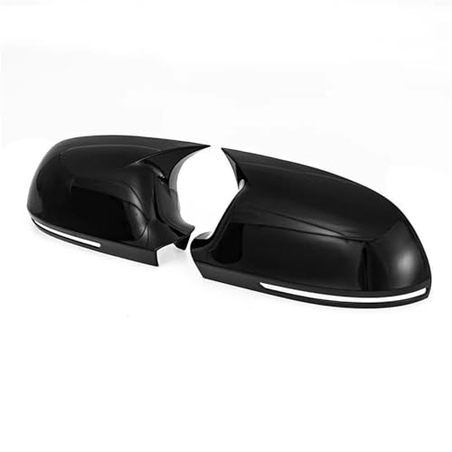 TOPOLVLCKC Spiegelabdeckungen Für A*UDI A3 / S3 2009-2010 Auto Seite Flügel Spiegel Abdeckung Gehäuse Rückspiegel Abdeckung Caps Trim (Gloss Black) von TOPOLVLCKC