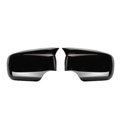 TOPOLVLCKC Spiegelabdeckungen Für B&MW 3 Serie E46 2000-2004 LHD Auto Aufkleber Rück Seite Spiegel Abdeckung Flügel Kappe Außen Rückansicht Fall Trim (Gloss Black) von TOPOLVLCKC