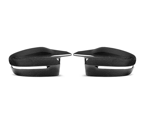TOPOLVLCKC Spiegelabdeckungen Für B&MW 3 Serie M340i 2021 Real Carbon Fiber Rückspiegel Abdeckung Ersatz Seite Spiegel Kappen (LHD) von TOPOLVLCKC