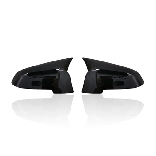 TOPOLVLCKC Spiegelabdeckungen Für B&MW 5 Series F10 F11 F18 LCI 2014-2017 F07 F12 F06 F01 Auto Ersatz Außentür Seite Rückspiegel Abdeckkappen Reverse Shell Case (ABS Black) von TOPOLVLCKC
