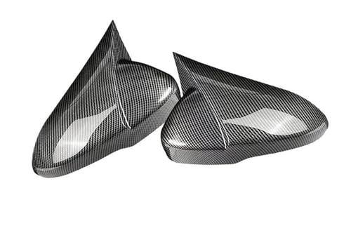 TOPOLVLCKC Spiegelabdeckungen Für F*ord Mondeo Fusion MK5 2013-2014-2015-2016-2017-2018 Ansicht Spiegel Abdeckung Kappe Carbon Faser Spiegel Abdeckungen Abdeckungen Trim (Style B) von TOPOLVLCKC