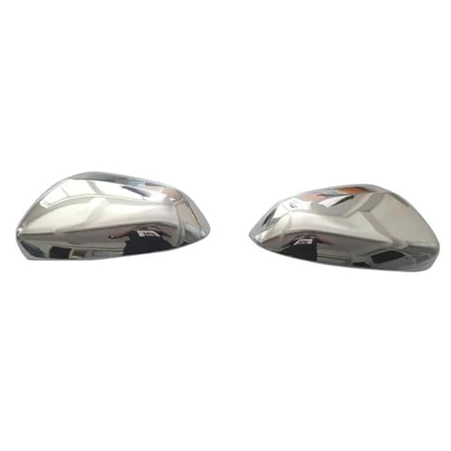 TOPOLVLCKC Spiegelabdeckungen Für MG ZS MGZS EV ZST 2017-2022 Auto Rückspiegel Shell Dekoration Rückspiegel Spiegel Außen Teile Autos (Silvery) von TOPOLVLCKC