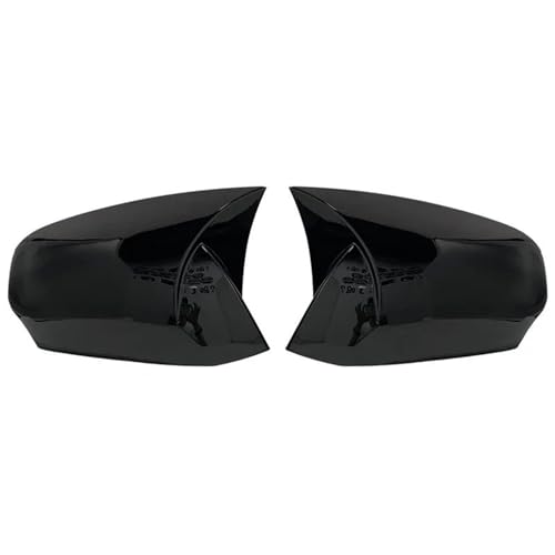 TOPOLVLCKC Spiegelabdeckungen Für R*enault Fluance Için 2 Stück Auto Rückspiegel Abdeckung Auto Links Rechts Seite Tür Rückspiegel Abdeckung Trim (Bright Black) von TOPOLVLCKC