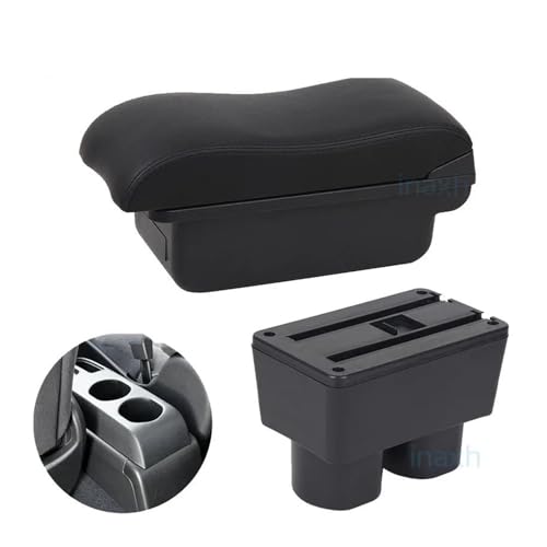 TOPOLVLCKC for N&issan for Tiida C11 Armrest Box Car Armrest Box Interior Center Storage Box Mittelkonsole Aufbewahrungsbox(C) von TOPOLVLCKC