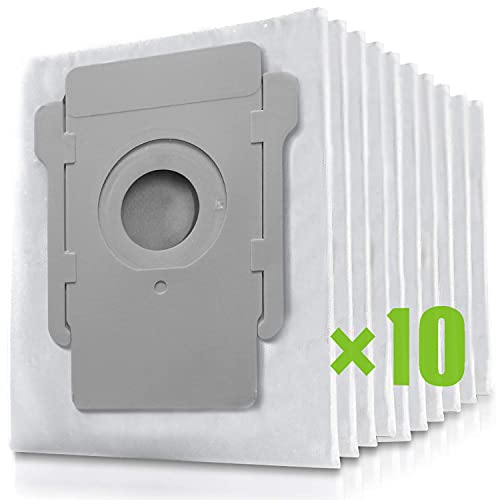 TOPOWN 10 Stück Roomba Ersatzteile Zubehör Ersatz Tool Kit für iRobot Roomba i7 i7+ / i7 Plus E5 E6 E7 S9 Staubsaugerbeutel Roomba Staubbeutel Ersatzkit Zubehör für iRobot Roomba i7 Staubsauger Beutel von TOPOWN