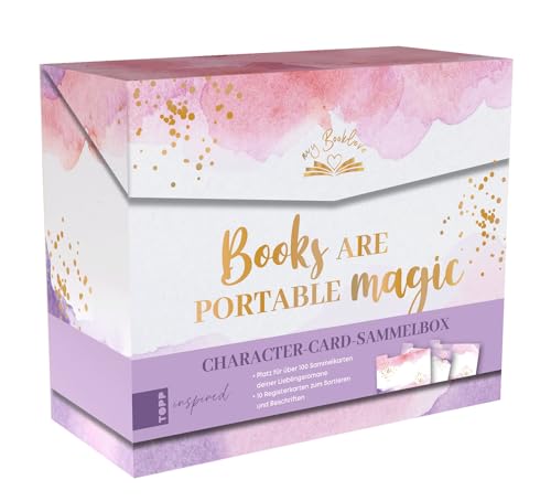 My Booklove - Character Cards Sammelbox: Box mit Magnetverschluss und 10 Registerkarten zum Beschriften. Platz für über 100 Character Cards, Yellow My Booklove - Character Cards Sammelbox: Box mit Magnetverschluss und 10 Registerkarten zum Beschriften. Platz für über 100 Character Cards, Yellow von TOPP