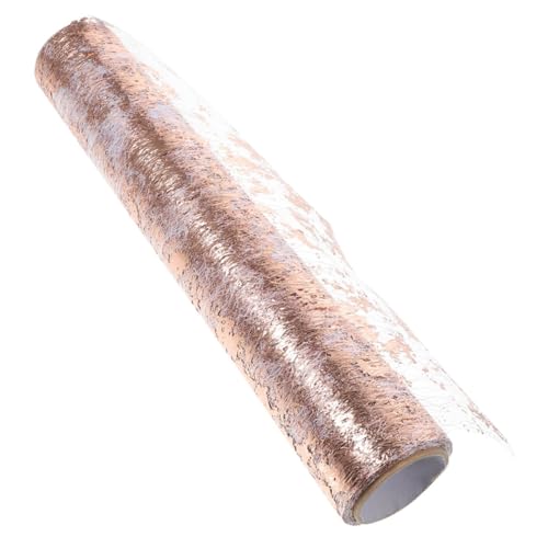 TOPPERFUN 1 Rolle Glitzernder Mesh Tischläufer Roségold Dekorative Tischdecke für Hochzeiten Partys und Events Leicht Zuschneidbar von TOPPERFUN