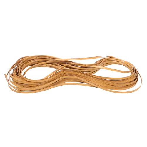 TOPPERFUN 1 Rolle Korbmöbel Reparaturset Korbmöbel Tischmaterial Rohrgeflecht Kunststoff Rattan Gurtband Stuhl Rohrgeflecht Set DIY Flaches Kunststoff Rattan Kunststoff Rattan von TOPPERFUN
