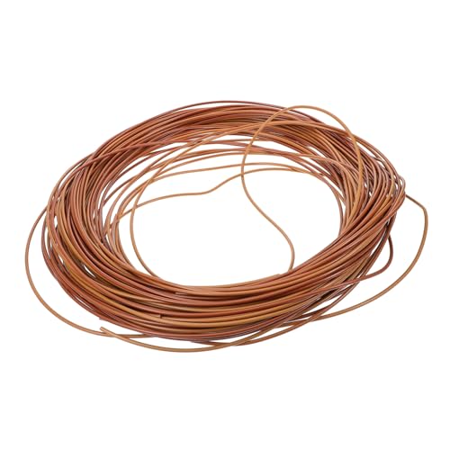 TOPPERFUN 1 Rolle Rattan Reparaturmaterial für Möbel Multifunktionales Kunststoffgeflecht für Gartenstühle DIY Handwerksprojekte und Reparaturen Orangefarbenes Design von TOPPERFUN