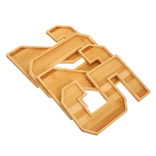 TOPPERFUN 1 Satz Digital Tablett Nummern-Serviertablett für Wursttablett Planke Teller groß Essenstablett aus Holz Snack-Aufbewahrungsschale kleines Holztablett Servierschale TOPPERFUN 1 Satz Digital Tablett Nummern-Serviertablett für Wursttablett Planke Teller groß Essenstablett aus Holz Snack-Aufbewahrungsschale kleines Holztablett Servierschale von TOPPERFUN