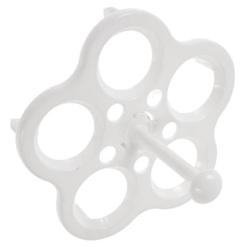 TOPPERFUN 1 Satz Eierdampfer Dampfpfannengestell Dampfkühlgestell Eierhalterregal Dampftablett Gedämpfter Rost Für Topf Dampfgarer Aus Kunststoff Eierkochgestell Plastik Weiß 2 Stück von TOPPERFUN