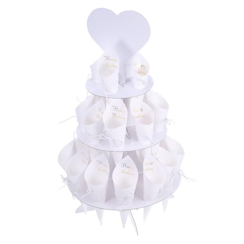 TOPPERFUN 1 Satz Hochzeitsdeko Papier für Konfetti mit Stabiler Halterung für Hochzeiten und Partys Vielseitig Einsetzbar Blumen oder Cupcake Halter TOPPERFUN 1 Satz Hochzeitsdeko Papier für Konfetti mit Stabiler Halterung für Hochzeiten und Partys Vielseitig Einsetzbar Blumen oder Cupcake Halter von TOPPERFUN