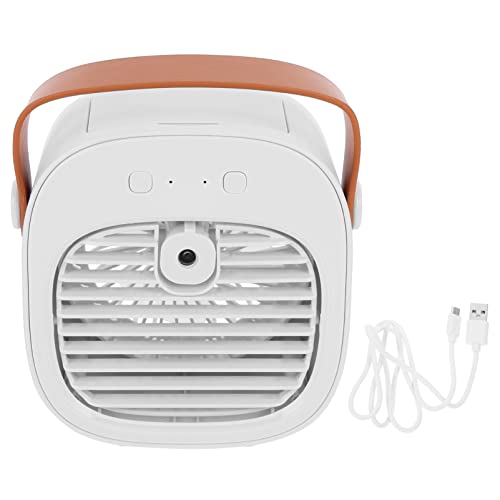TOPPERFUN 1 Satz Kleiner Desktop-lüfter Luft Kleiner Tragbar Schreibtisch Kühlung Für Fans Kraftvoll Kalt Schwingen Mini-tischventilatoren Usb-lüfter Abs Weiß von TOPPERFUN