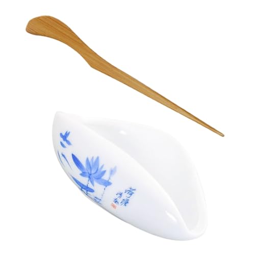 TOPPERFUN 1 Satz Porzellan Teegeschirr Set Teiliges Teetablett mit Teeschaufel für Lose Teeblätter Ergonomisches Design Leicht zu Reinigen für Teezeremonien und Präsentationen TOPPERFUN 1 Satz Porzellan Teegeschirr Set Teiliges Teetablett mit Teeschaufel für Lose Teeblätter Ergonomisches Design Leicht zu Reinigen für Teezeremonien und Präsentationen von TOPPERFUN