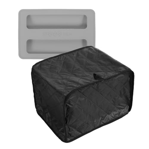 TOPPERFUN 1 Satz Toaster Abdeckhaube aus Silikon und Staubdicht Passend für Standard Toaster für Aufbewahrung und Schutz Ihrer Geräte von TOPPERFUN