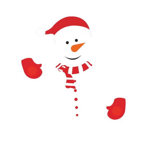 TOPPERFUN 1 Satz Weihnachts Kühlschrankstickern Abnehmbare Schneemann Muster Umweltfreundliche Dekoration für Zuhause und Partys TOPPERFUN 1 Satz Weihnachts Kühlschrankstickern Abnehmbare Schneemann Muster Umweltfreundliche Dekoration für Zuhause und Partys von TOPPERFUN