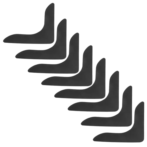 TOPPERFUN 1 Satz rutschfeste Aufkleber Verriegelung Griffe Anti- Teppichband Drinnen Für Doppelseitiges Teppichklebeband Teppichbänder Teppichaufkleber Teppich Aufkleber Pu Black 8 Stück von TOPPERFUN