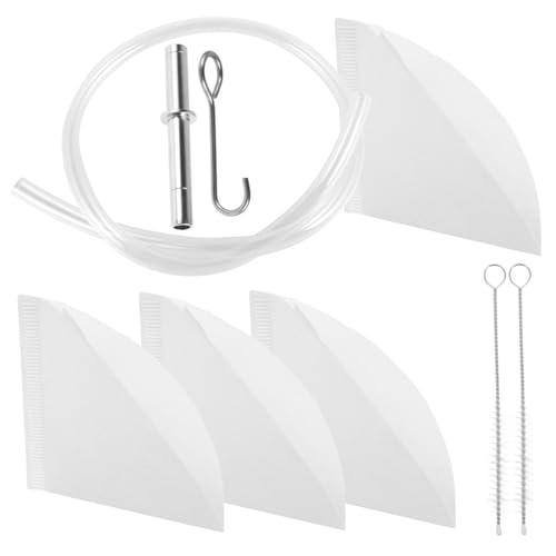 TOPPERFUN 1 Set Ahornsirup Wasserhahn Set Ahornbaum Wasserhähne Ahornsirup Filter Ahornsirup Zubehör Filter Terrassen Ahornsirup Wasserhahn Set Baum Zapfset Mit Silbernem Tuch Für von TOPPERFUN