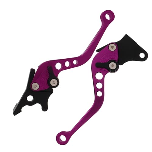 TOPPERFUN 1 Set Bremshebel Motorrad Bremse Kupplung Hebel Brems Griff Motorrad Teile Kupplung Hebel Motorrad Lila Aluminium Legierung TOPPERFUN 1 Set Bremshebel Motorrad Bremse Kupplung Hebel Brems Griff Motorrad Teile Kupplung Hebel Motorrad Lila Aluminium Legierung von TOPPERFUN