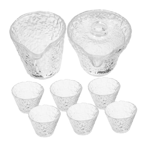 TOPPERFUN Teezubereitungsset Aus Glas 8-teiliges Chinesisches Teetassenset Hitzebeständiges Teegeschirrset Elegantes Heimteeset für Die Teestube TOPPERFUN Teezubereitungsset Aus Glas 8-teiliges Chinesisches Teetassenset Hitzebeständiges Teegeschirrset Elegantes Heimteeset für Die Teestube von TOPPERFUN