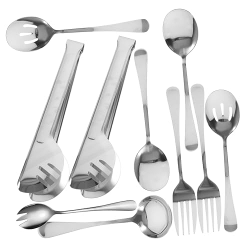 TOPPERFUN 1 Set Servierlöffel Set Utensilien Tassen Spatel Essgeschirr Teller Schöpfkelle Griffe Essstäbchen Sieb Schaumlöffel Deckel Gadgets Cocktail Toaster Alle von TOPPERFUN