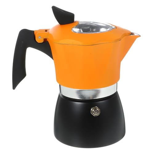 TOPPERFUN 1 Stück Handbrau Kaffeezubereiter Pot Schwarz und Orange Tragbare Kaffeekanne mit Ergonomischem Griff für Einfachen Gebrauch und Gleichmäßiges Ausgießen TOPPERFUN 1 Stück Handbrau Kaffeezubereiter Pot Schwarz und Orange Tragbare Kaffeekanne mit Ergonomischem Griff für Einfachen Gebrauch und Gleichmäßiges Ausgießen von TOPPERFUN