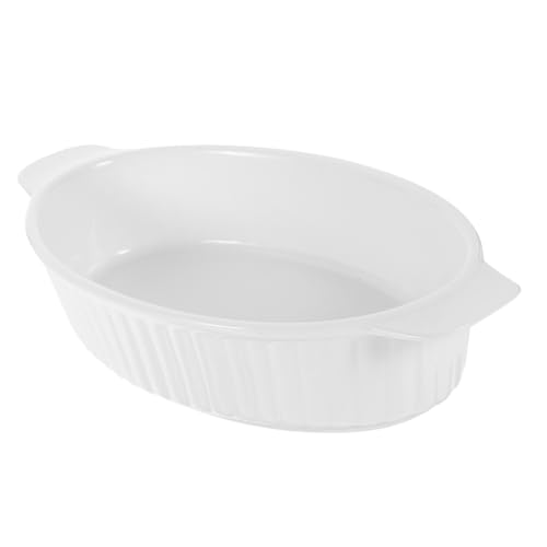 TOPPERFUN 1 Stück Keramisches Backblech mit Zwei Griffen Hitzebeständig für Tägliches Kochen zum Servieren von Käse und Snacks von TOPPERFUN
