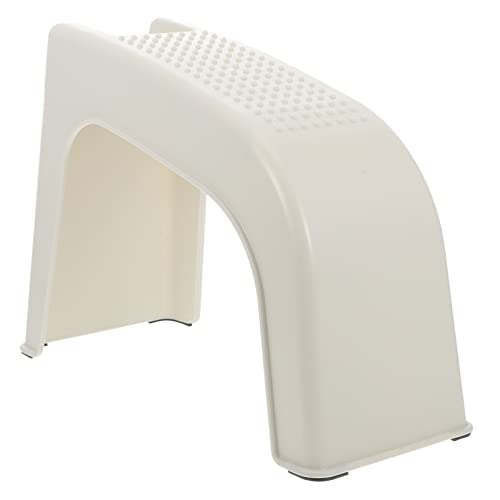 TOPPERFUN 1 Stück Pediküre Hocker aus Kunststoff Rutschfester Fußstütze für Zuhause Praktischer Fußnagelpflege Stuhl mit Rutsch Design Vielseitig Einsetzbar für Nagelkunst und Fußmassage von TOPPERFUN
