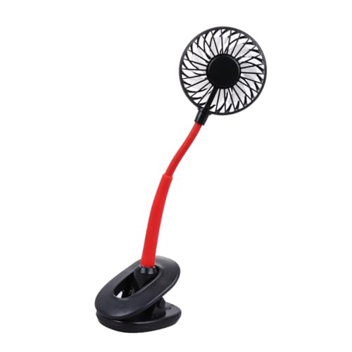 TOPPERFUN 1 Stück Usb-mini-lüfter Schlafzimmerventilator Schreibtisch Klein Usb-lüfter Kühlventilatoren, Die Kalte Luft Blasen Handlicher Mini- Tragbar Fans Black von TOPPERFUN