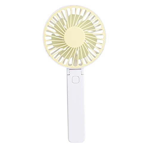 TOPPERFUN 1 Stück tragbarer kleiner Mini faltbar falten Tragbarer Handventilator Lüfter Fans USB kleiner für unterwegs Tragbarer Yellow TOPPERFUN 1 Stück tragbarer kleiner Mini faltbar falten Tragbarer Handventilator Lüfter Fans USB kleiner für unterwegs Tragbarer Yellow von TOPPERFUN
