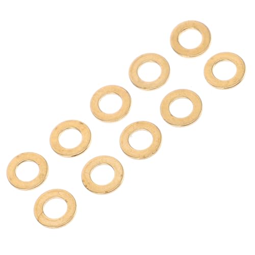 TOPPERFUN 10stücke Rivet Spacer Zubehör Für Faltfächer Ersatzbefestigungen Für Handventilatoren Goldene Unterlegscheiben Für -reparaturen Und Modifikationen von TOPPERFUN