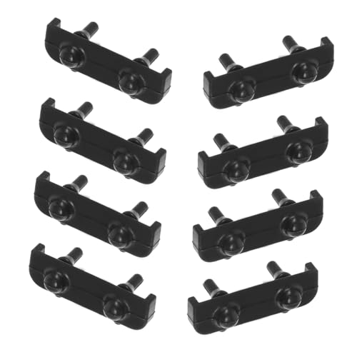 TOPPERFUN 10 Stück Silikon Bumper für Heißluftfritteuse Teiliges Hitzebeständig und Kratzfest für Verschiedene Modelle und Marken Integrierbar und Langlebig von TOPPERFUN