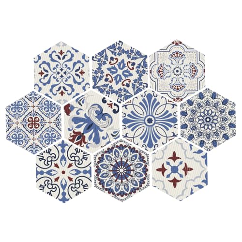 TOPPERFUN 10 Stück Teiliges Hexagonales Bodenaufkleber rutschfest Selbstklebend Wasserbeständig für Bad Küche Wohnzimmer Dekorativ Langlebig Einfache Anwendung TOPPERFUN 10 Stück Teiliges Hexagonales Bodenaufkleber rutschfest Selbstklebend Wasserbeständig für Bad Küche Wohnzimmer Dekorativ Langlebig Einfache Anwendung von TOPPERFUN