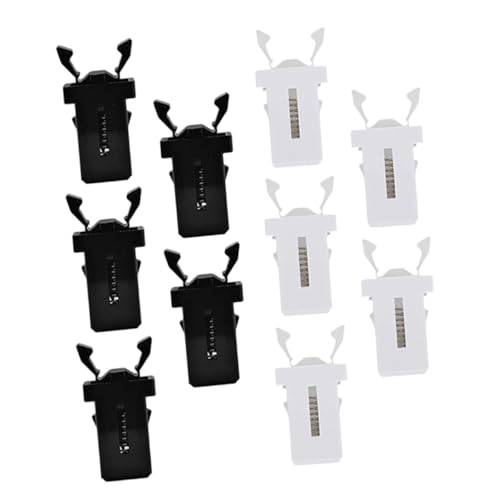 TOPPERFUN 10 Stück Teiliges Kunststoff Pressverschluss Ersatzteile für Mülleimer Kompatible Selbstverriegelnde Mülltonnen Clips Einfache Montage Robuste Abfalleimer Verriegelung für Haushalt TOPPERFUN 10 Stück Teiliges Kunststoff Pressverschluss Ersatzteile für Mülleimer Kompatible Selbstverriegelnde Mülltonnen Clips Einfache Montage Robuste Abfalleimer Verriegelung für Haushalt von TOPPERFUN