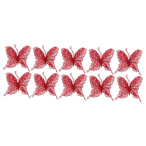 TOPPERFUN 10 Stück Teiliges Weihnachtsbaum Deko aus Lebhaften Schmetterlingen Festliche Ornamente für Neujahrsfeiern Geeignet für und Events TOPPERFUN 10 Stück Teiliges Weihnachtsbaum Deko aus Lebhaften Schmetterlingen Festliche Ornamente für Neujahrsfeiern Geeignet für und Events von TOPPERFUN