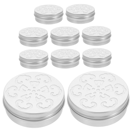 TOPPERFUN 10 Stück Weihrauchperlen können Aluminium Duftschiff Diffusor Abdeckung Duftarbeit kleine Slider -Dosenlöcher ätherische Öldosen Aufbewahrungsbehälter für Lufterfrischer TOPPERFUN 10 Stück Weihrauchperlen können Aluminium Duftschiff Diffusor Abdeckung Duftarbeit kleine Slider -Dosenlöcher ätherische Öldosen Aufbewahrungsbehälter für Lufterfrischer von TOPPERFUN