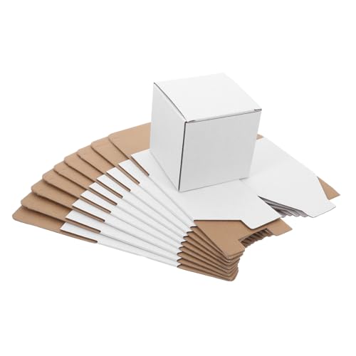 TOPPERFUN 10 Stück Weiße Wellpappe Kartons Stabile Umzugskartons Recycelbar Versand und Lagerboxen für Büro und Zuhause TOPPERFUN 10 Stück Weiße Wellpappe Kartons Stabile Umzugskartons Recycelbar Versand und Lagerboxen für Büro und Zuhause von TOPPERFUN