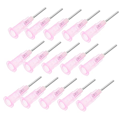 TOPPERFUN 100st Stumpfe Dosiernadel Nadel Mit Stumpfer Spitze Sortiment An Dosiernadeln 18 g Nadeln Mehrzweck-dosiernadeln Glasspitzen Für Die Nadel Präzision Rostfreier Stahl von TOPPERFUN