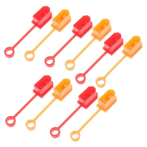 TOPPERFUN 10Stücke Steckerschutz Robuste Steckerkappen für Lithiumbatterien Schutz vor Schmutz Kurzschlüssen Isoliermaterial für Modelle von TOPPERFUN