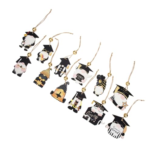 TOPPERFUN 12 Stück Gesichtsloser Puppenanhänger Abschluss Jungs Ornament Hängend Retro Dekoration Party Zwerge Graduierte Verzierung Grad Black Holz TOPPERFUN 12 Stück Gesichtsloser Puppenanhänger Abschluss Jungs Ornament Hängend Retro Dekoration Party Zwerge Graduierte Verzierung Grad Black Holz von TOPPERFUN