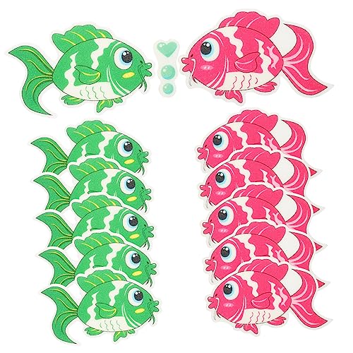 TOPPERFUN 12Stücke Rutsch Aufkleber Fischform für Badewanne Selbstklebende Sicherheitssticker für Dusche und Glatte Flächen Farbenfrohe Peva Materialien für Familien TOPPERFUN 12Stücke Rutsch Aufkleber Fischform für Badewanne Selbstklebende Sicherheitssticker für Dusche und Glatte Flächen Farbenfrohe Peva Materialien für Familien von TOPPERFUN