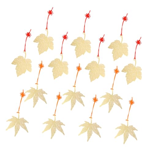 TOPPERFUN 14 Stück Teiliges Weihnachtsbaumschmuck aus Ahornblättern Hängende Dekoration für Weihnachtsbaum Fenster Wand und für Feste und Anlässe TOPPERFUN 14 Stück Teiliges Weihnachtsbaumschmuck aus Ahornblättern Hängende Dekoration für Weihnachtsbaum Fenster Wand und für Feste und Anlässe von TOPPERFUN