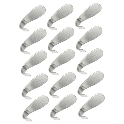 TOPPERFUN 15 Stück Teiliges Edelstahl Wandhaken Selbstklebend ohne Bohren Praktische Robuste Aufbewahrungshaken für Küche Bad Büro und Wohnräume Glatte Oberfläche Kratzfrei Vielseitig TOPPERFUN 15 Stück Teiliges Edelstahl Wandhaken Selbstklebend ohne Bohren Praktische Robuste Aufbewahrungshaken für Küche Bad Büro und Wohnräume Glatte Oberfläche Kratzfrei Vielseitig von TOPPERFUN