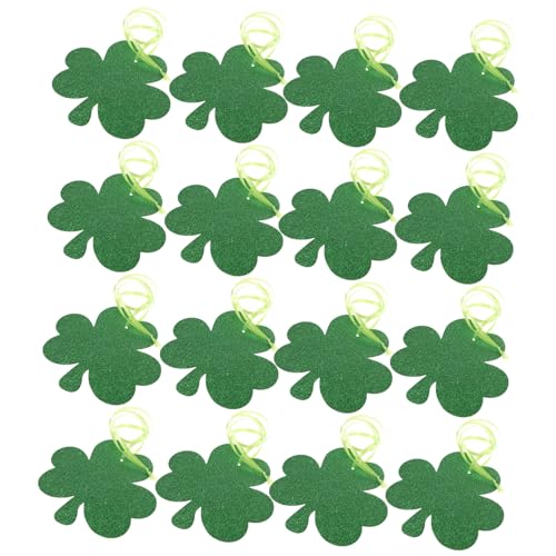 TOPPERFUN 18 Stück Klee-verzierung Lucky St. Patricks Day Hängende Ornamente St. Patricks Day Hängende Dekorationen Glücksornamente Zum St. Patricks Day Green Papier TOPPERFUN 18 Stück Klee-verzierung Lucky St. Patricks Day Hängende Ornamente St. Patricks Day Hängende Dekorationen Glücksornamente Zum St. Patricks Day Green Papier von TOPPERFUN