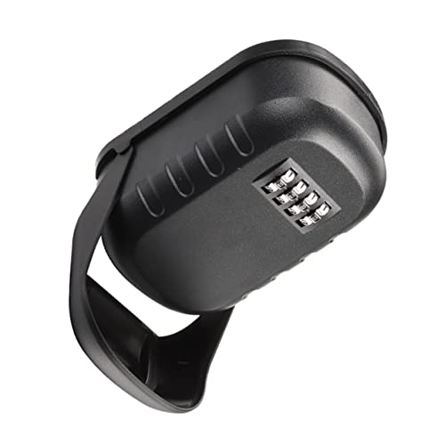 TOPPERFUN 1Pc Box Schlüssel TPE Aluminium Legierung Codiert Schlüssel Fall Kombination Schloss Outdoor Stahl Schwarz von TOPPERFUN