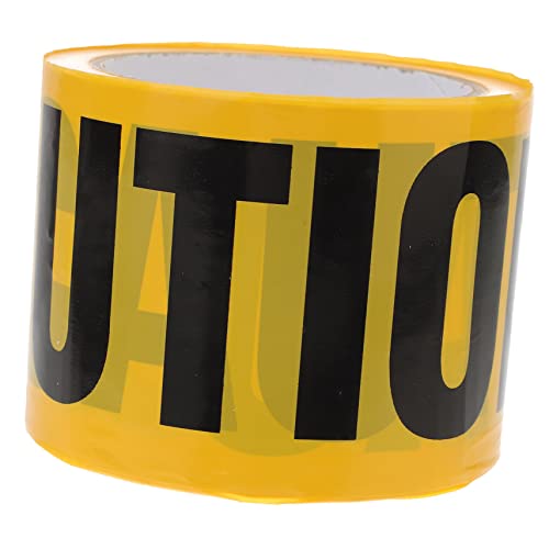 TOPPERFUN 1Rolle Caution Tape Roll Safety Barrier Tape For Construction And Traffic Control High Visibility Pe Material Essential For Workplace Safety von TOPPERFUN