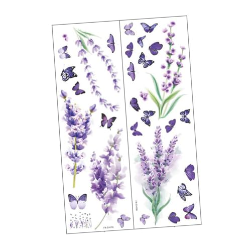 TOPPERFUN 1Satz Selbstklebender Lavendel Wandaufkleber Material Abnehmbar und Wiederverwendbar für Wohnzimmer Schlafzimmer und Kreative DIY Wanddekoration TOPPERFUN 1Satz Selbstklebender Lavendel Wandaufkleber Material Abnehmbar und Wiederverwendbar für Wohnzimmer Schlafzimmer und Kreative DIY Wanddekoration von TOPPERFUN