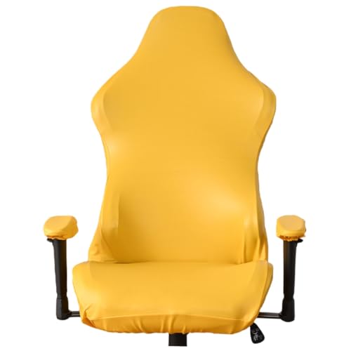 TOPPERFUN 1Satz Universelle Elastische PU Stuhlabdeckung für Gaming Stühle Schutzbezug für Computer und Bürostühle Zuhause und Büro zu Installieren von TOPPERFUN
