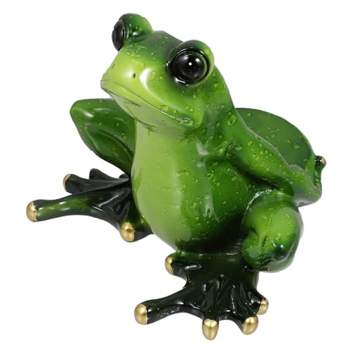 TOPPERFUN 1Stück Dekorativer Weinflaschenhalter aus Harz Frosch Design Stilvoller Weinaufbewahrungsträger für Zuhause Bar und Weinkeller Hochwertiges für Besondere Anlässe von TOPPERFUN